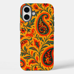 Coques iPhone 16 Plus Motif floral Paisley élégant