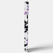 Coques Case-Mate iPhone Motif floral pourpre (Verso / Droite)