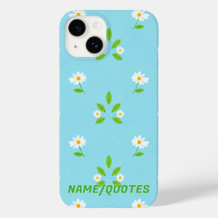 Coque Pour iPhone 14 Motif floral printanier minimaliste