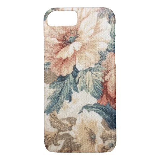 Coques Case-Mate iPhone motif floral rétro (Dos)
