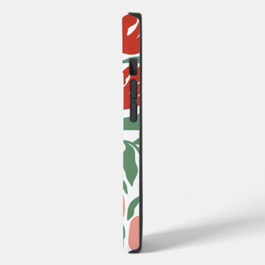 Coques Case-Mate iPhone Motif floral rétrospectif Monogramme initial (Verso / Gauche)