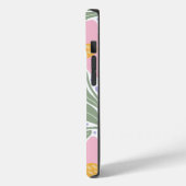 Coques Case-Mate iPhone Motif floral rétrospectif Monogramme initial (Verso / Gauche)