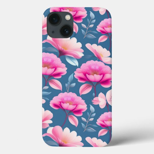 Coques Case-Mate iPhone motif floral rose (Verso)