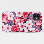 Coques Case-Mate iPhone motif floral rose cerisier (Dos (Horizontal))