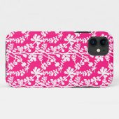 Coques Case-Mate iPhone Motif Floral rose et blanc (Dos (Horizontal))