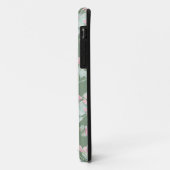 Coques Case-Mate iPhone Motif floral rose et rousse Coque-Mate iPhone ca (Dos/Gauche)