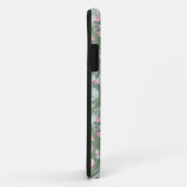Coques Case-Mate iPhone Motif floral rose et rousse Coque-Mate iPhone ca (Dos/Droite)