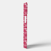 Coques Case-Mate iPhone Motif floral rouge et blanc (Verso / Droite)