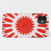 Coques Case-Mate iPhone Motif floral rouge et blanc (Dos (Horizontal))