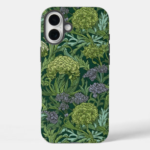 Coques iPhone 16 Plus Motif floral sans couture de style William Morris