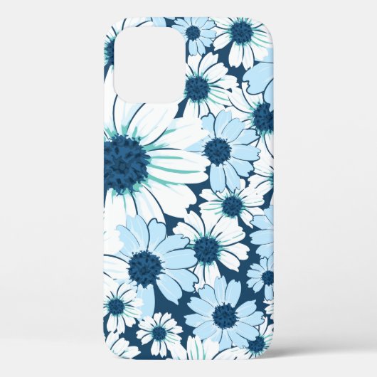 Coques Case-Mate iPhone Motif floral sans soudure / textile de fleur, ab (Verso)
