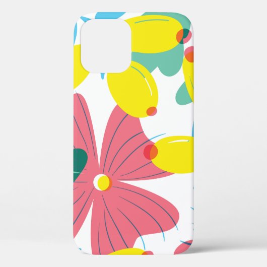 Coques Case-Mate iPhone Motif floral transparent avec éléments de transpar (Verso)