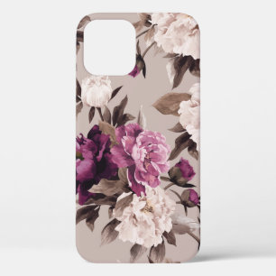 Case-Mate iPhone Case Motif floral transparent avec roses sur fond léger