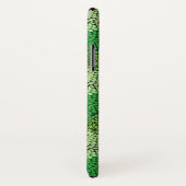 Coques Case-Mate iPhone Motif floral vert (Dos/Droite)