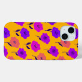Coques Case-Mate iPhone Motif floral vibrant (Verso (horizontal))