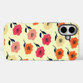 Coques Case-Mate iPhone Motif floral vibrant (Verso (horizontal))