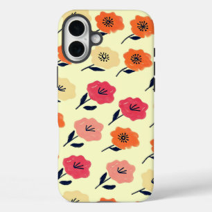 Coques iPhone 16 Plus Motif floral vibrant