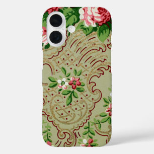 Coques iPhone 16 Motif floral vintage