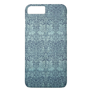 Coque iPhone 8 Plus/7 Plus Motif floral vintage d'oiseaux de lapin