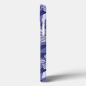 Coques Case-Mate iPhone Motif floral violet moderne (Verso / Gauche)