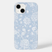 Coques Case-Mate iPhone Motif Floral William Morris en bleu (Verso)