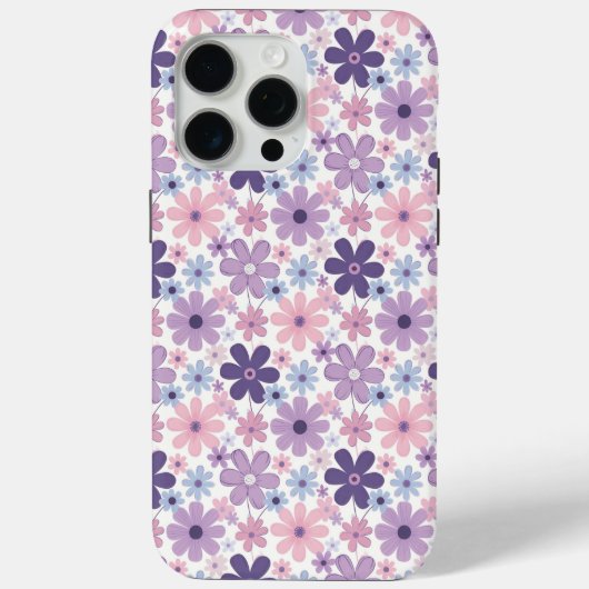 Coques Case-Mate iPhone Motif floral Y2K (Verso)