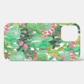 Coques Case-Mate iPhone Motif fluide cactus aquarelle (Verso (horizontal))