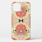 Coques Case-Mate iPhone Motif fluide floral (Verso)