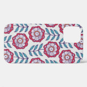 Coques Case-Mate iPhone Motif fluide floral, texture sans fin avec flux (Verso (horizontal))