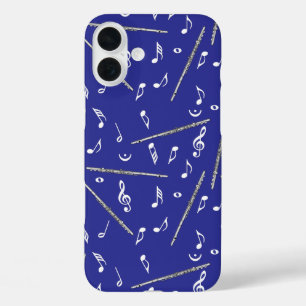 Coques iPhone 16 Plus Motif Flute Music Note