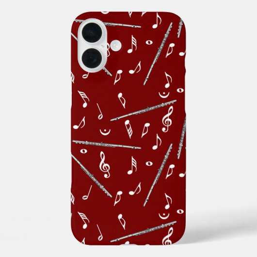 Coques Case-Mate iPhone Motif Flute Music Note (Verso)