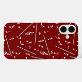 Coques Case-Mate iPhone Motif Flute Music Note (Verso (horizontal))