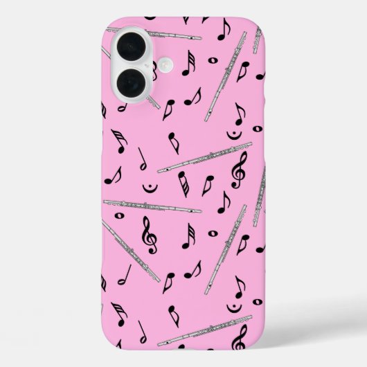 Coques Case-Mate iPhone Motif Flute Music Note (Verso)