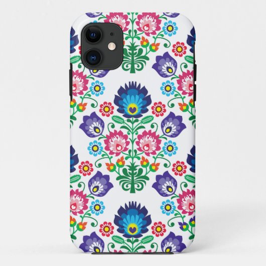 Coques Case-Mate iPhone Motif folklorique floral polonais traditionnel de (Dos)