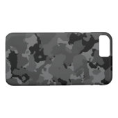 Coques Case-Mate iPhone Motif foncé de Camo (Dos (Horizontal))