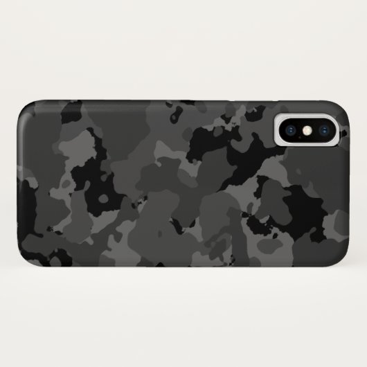 Coques Case-Mate iPhone Motif foncé de Camo (Dos (Horizontal))