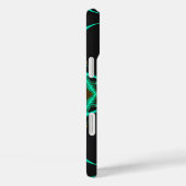 Coques Case-Mate iPhone Motif fractal vert s'adapte à tous les cas (Verso / Droite)
