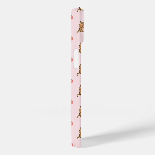 Coques Case-Mate iPhone motif fraise et chipmunk (Verso / Droite)