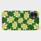 Coques Case-Mate iPhone Motif frangipanier jaune (Dos (Horizontal))