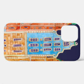 Coques Case-Mate iPhone Motif frontalier transparent et architectural sur  (Verso (horizontal))