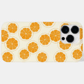 Coques Case-Mate iPhone Motif fruité orange (Verso (horizontal))