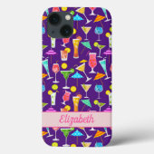 Coques Case-Mate iPhone Motif Fun Custom Cocktail Party (Verso)