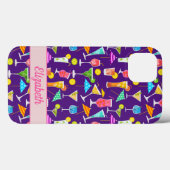 Coques Case-Mate iPhone Motif Fun Custom Cocktail Party (Verso (horizontal))