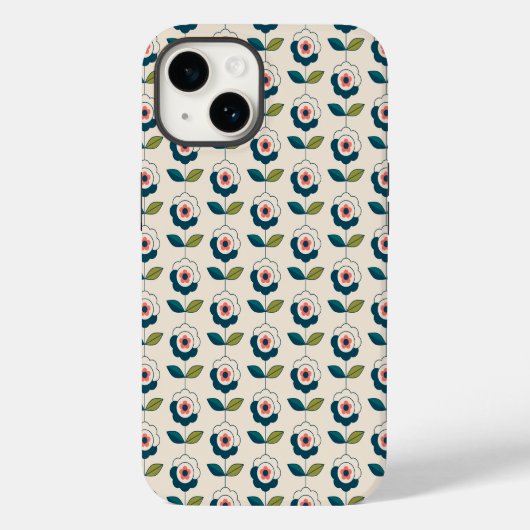 Coques Case-Mate iPhone Motif Fun Jardin Retro (Verso)