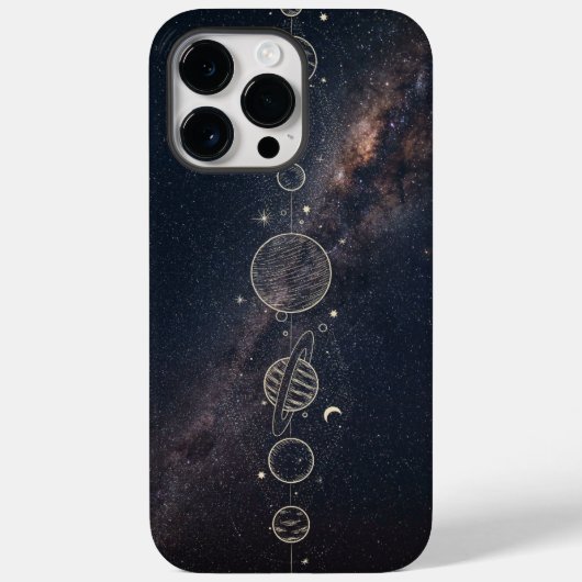 Coques Case-Mate iPhone Motif Galaxy (Verso)