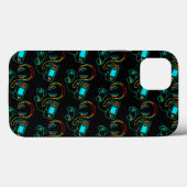 Coques Case-Mate iPhone Motif Gamer Retro Neon (Verso (horizontal))