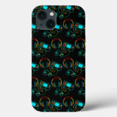 Coques Case-Mate iPhone Motif Gamer Retro Neon (Verso)