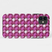 Coques Case-Mate iPhone Motif Gem rose (Dos (Horizontal))