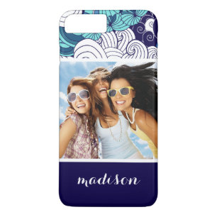 Coques Pour iPhone Motif génial de coquillage votre photo et nom