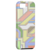 Coques Case-Mate iPhone Motif géométrique 3 (Dos/Droit)